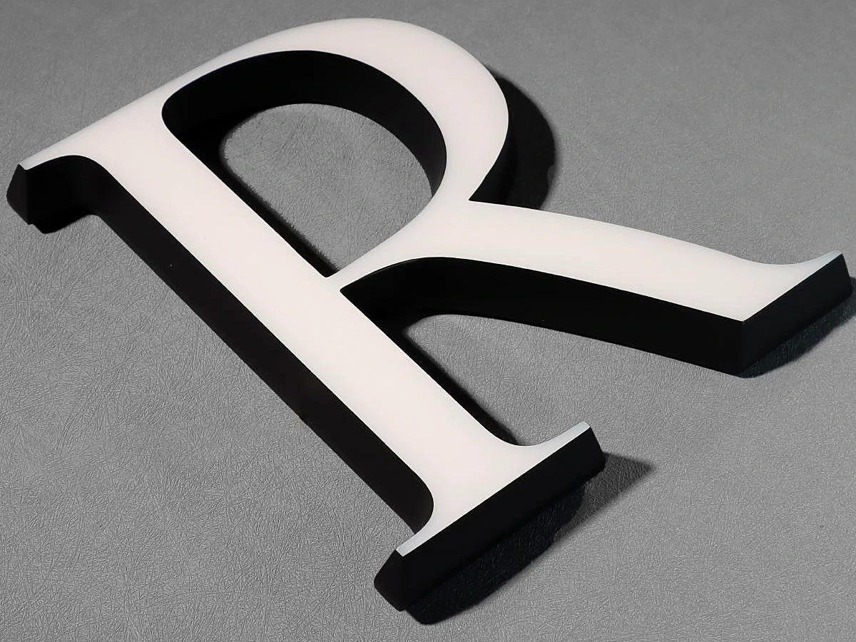 Embedded Acrylic Sign
