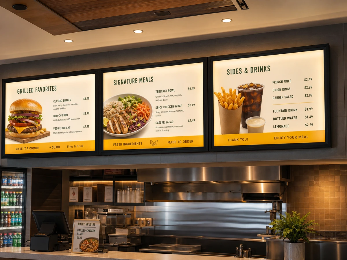 Menu Board Light Box