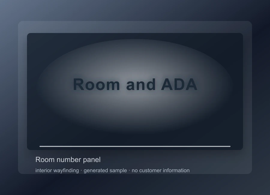 Room and ADA Signs sample image